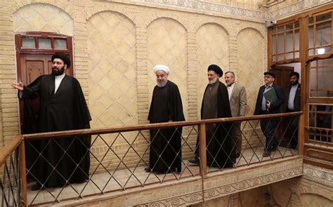 Imam Khomeini Iranian President Hassan Rouhani Visited The Historic