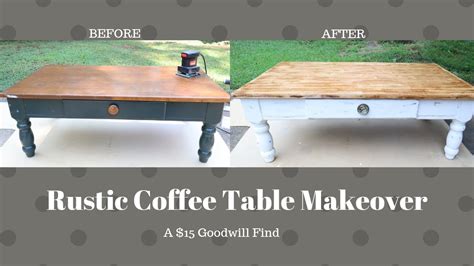 Diy Coffee Table Makeover Brokeasshome