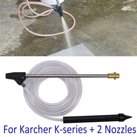 Fule Pressure Washer Sand Blaster Gun Kit Lance Hose Wet Sandblaster