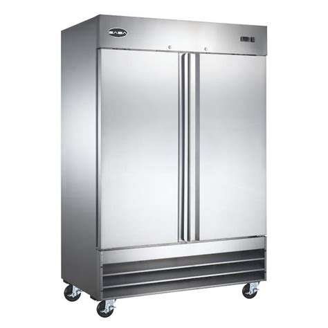 Saba 47 Cu Ft Frost Free Commercial Freezer Stainless Steel In The