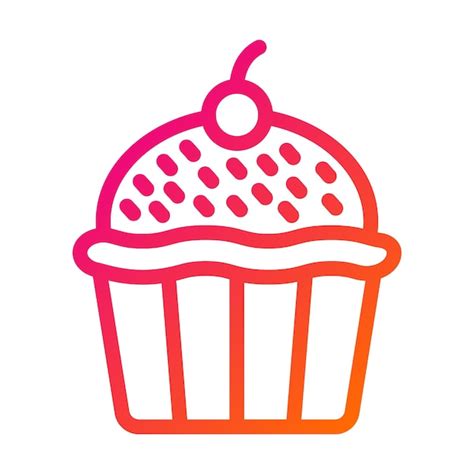 Premium Vector Cupcake Vector Icon Design Illustration