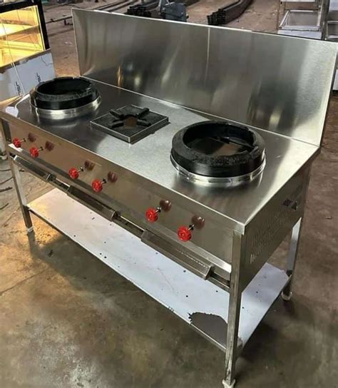 Stainless Steel Chinese Cooking Ranges For Restaurant Number Of