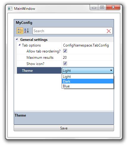 WPF How To Use A PropertyGrid To Create A Settings Interface