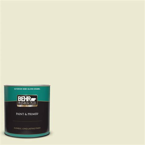 Behr Premium Plus Qt E Celery Ice Semi Gloss Enamel Exterior