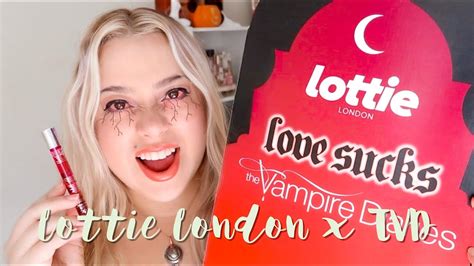 Lottie London X The Vampire Diaries Collection Review Youtube