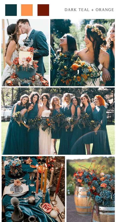 Fall Wedding Color Schemes Perfect For Autumn