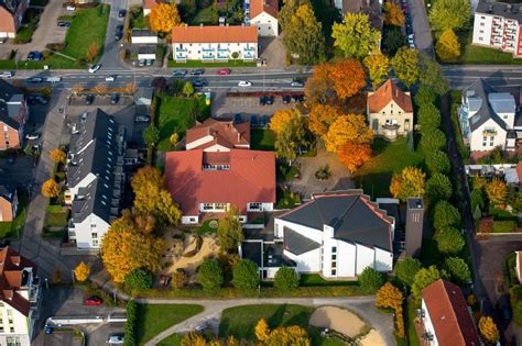 Luftaufnahme Hamm Kirchengebäude der St Bonifatius Kirche im