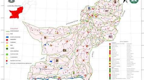 Wildlife Distribution and Status Map of Balochistan - Forestrypedia