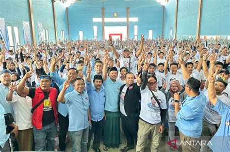 Aliansi Buruh Di Kabupaten Jepara Dukung Prabowo Gibran Antara News