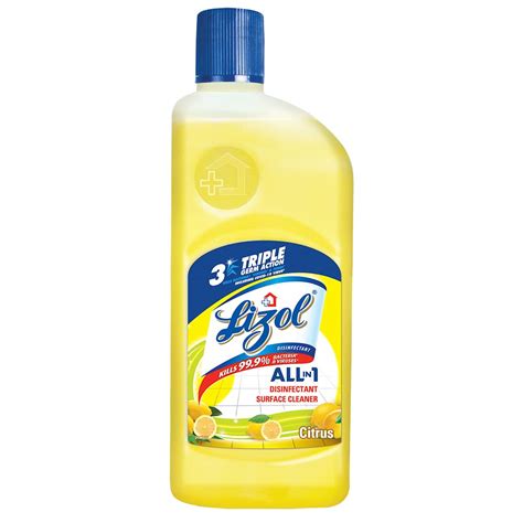 Lizol Disinfectant Surface Floor Cleaner Liquid Citrus 500 Ml