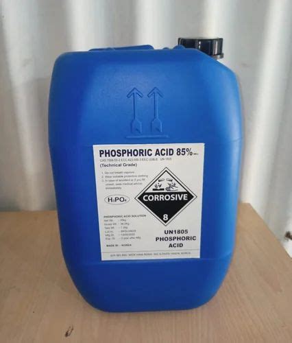 Phosphoric Acid 85 Industrial Grade At Rs 100kg In New Delhi Id