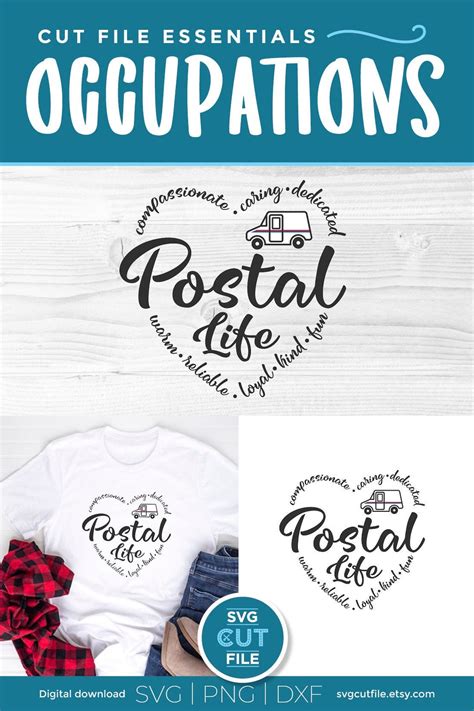 Postal Service Svg Post Office Svg Postal Life Essential Worker Svg