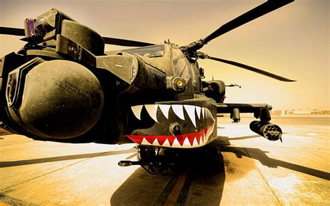 Boeing Ah Apache Primer Plano Helic Ptero De Combate Ej Rcito