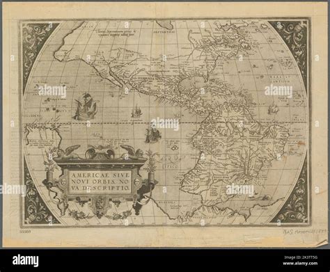 Americae Sive Novi Orbis Nova Descriptio Cartográfica Primeros Mapas