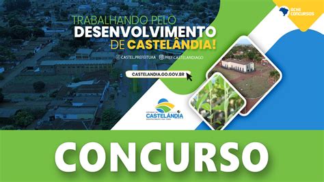 Concurso Prefeitura De Castelândia Go 2022 Edital E Inscrição