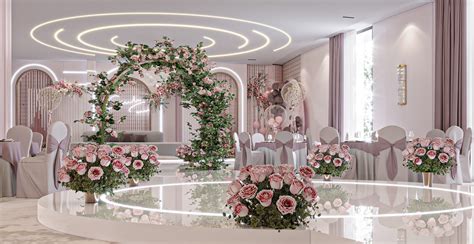 Wedding hall design on Behance