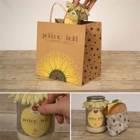 Yellow Deli Packaging Design On Behance