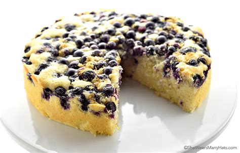 Lemon Blueberry Buttermilk Cake She Wears Many Hats