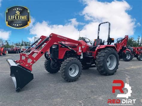 2024 Mahindra 4500 Series 4540 4wd 45404flib Red Dirt Outdoor Equipment