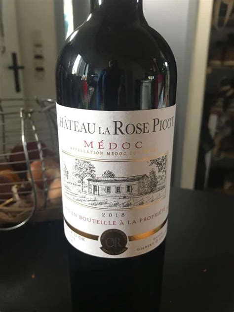 Château La Rose Picot Rouge Aoc Médoc De Château La Rose Picot