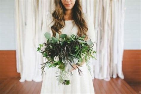 Weddingomania 27 Darling Greenery Wedding Bouquets Pictures