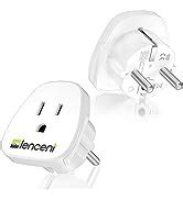 Amazon Pack Europe To Us Plug Adapter Lencent European To Usa