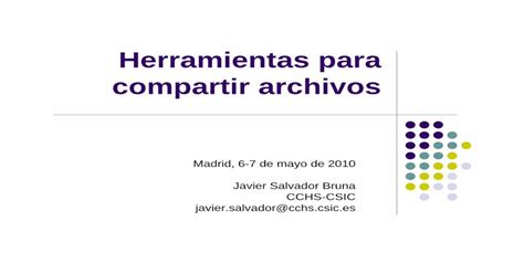 Herramientas Para Compartir Archivos Biblioteca Cchs Csic Es Docs