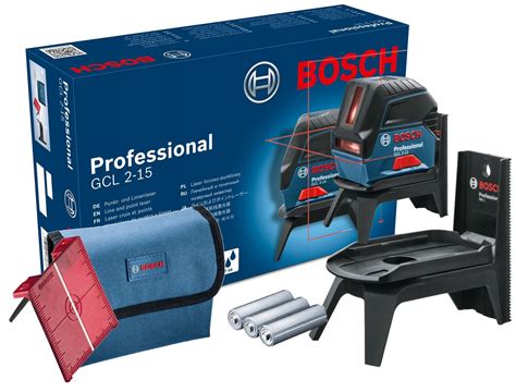 LASER KRZYŻOWY BOSCH PROFESSIONAL GCL 2 15 UCHWYT OBROTOWY RM 1