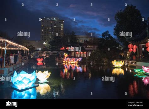 The Chinese Lunar New Year Celebration At The Lan Su Gardens In