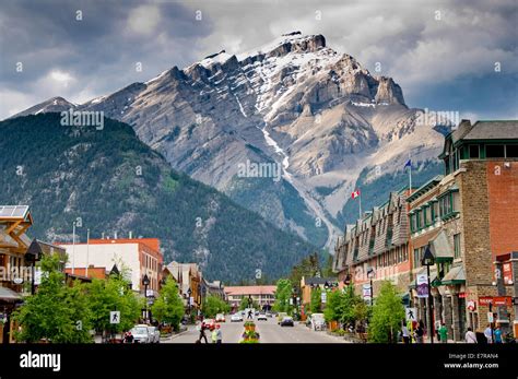 Banff Town, Banff, Alberta, Canada Stock Photo: 73657392 - Alamy