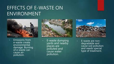 Impact Of E Waste On Environment And Health PPT