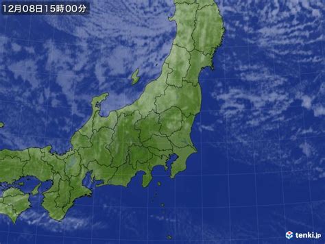 過去の気象衛星東日本2022年12月08日 日本気象協会 Tenkijp