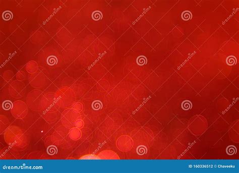 Abstract Sparkle Bokeh Light Effect With Red Background Abstract Bokeh