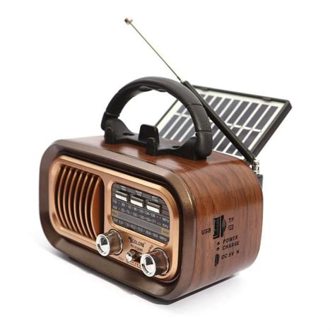 Brown Radio Portative Rx Bts Am Fm Actionn E Par La Radio Aste De