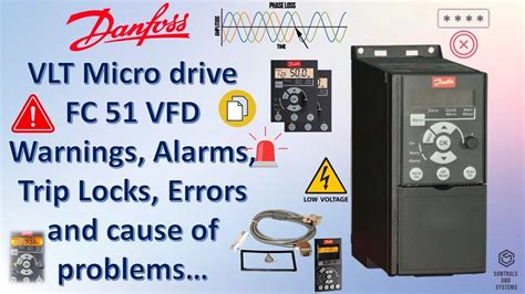 Danfoss Vlt Micro Drive Fc Warnings And Alarms Triplocks Vfd