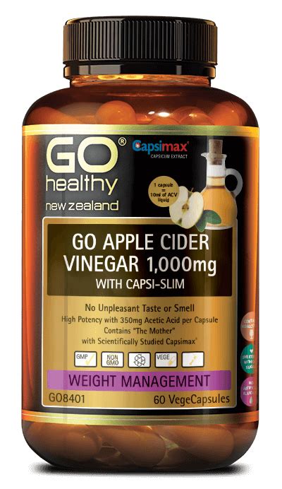 Go Healthy Apple Cider Vinegar Mg With Capsi Slim