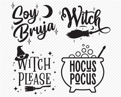 Wicked Witch Bundle Svg Cut Files Halloween Shirt Design Etsy