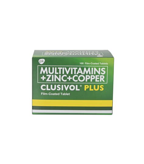 Clusivol Plus Mvitzinccopper Fctablet