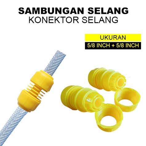 Jual Sambungan Selang Air Inch Ke Inch Konektor Selang Air