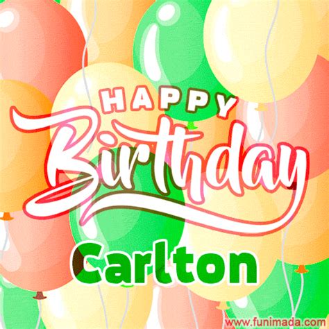 Happy Birthday Carlton GIFs - Download on Funimada.com