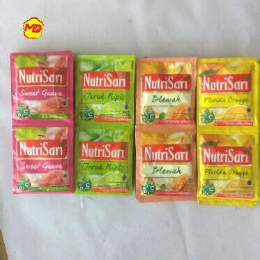 Jual Nutrisari Sachet Aneka Rasa Florida Orange Blewah Jeruk Nipis