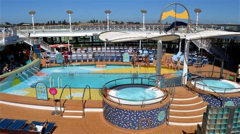 Royal Caribbean Radiance Of The Seas Top Deck Outside Walking Tour