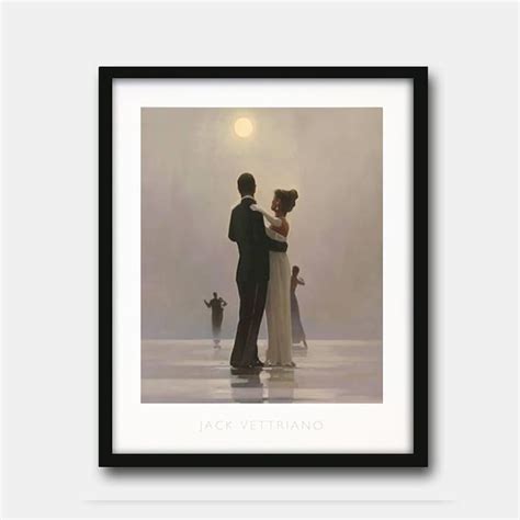 Large Jack Vettriano Framed Print Dance Me To The Etsy Uk