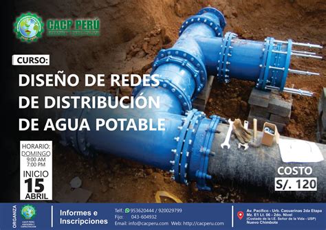 Cacp Per Curso Dise O De Redes De Distribuci N De Agua Potable