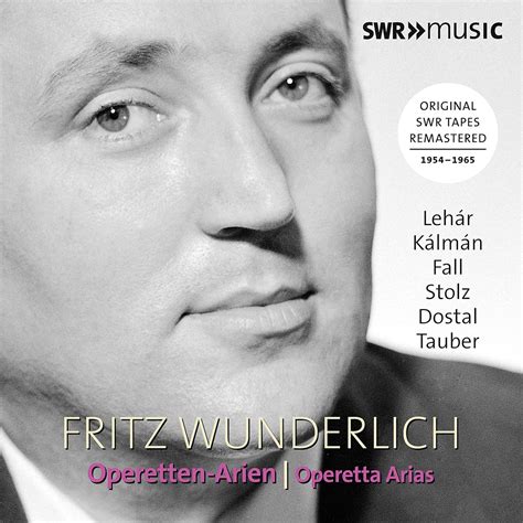 Fritz Wunderlich Wunderlich Operetten Arien Fritz Wunderlich