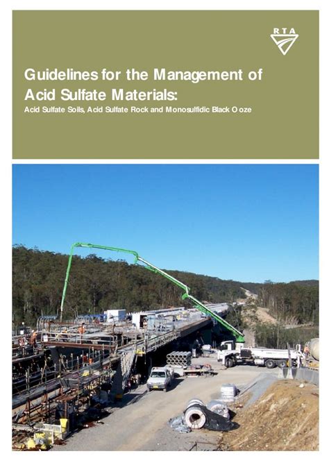 Pdf Guideline For The Management Of Acid Aulphate Materials