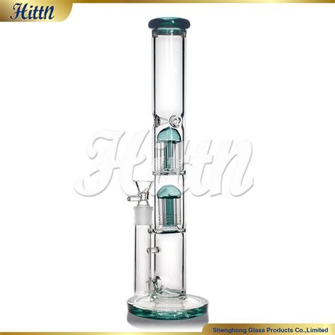 2024 Factory Promotion 167 Inches Double 8 Tree Arms Perc Straight Tube 5mm Thick Hand Blown