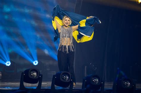 Swedens Cornelia Jakobs At The Eurovision Song Contest 2022 Grand