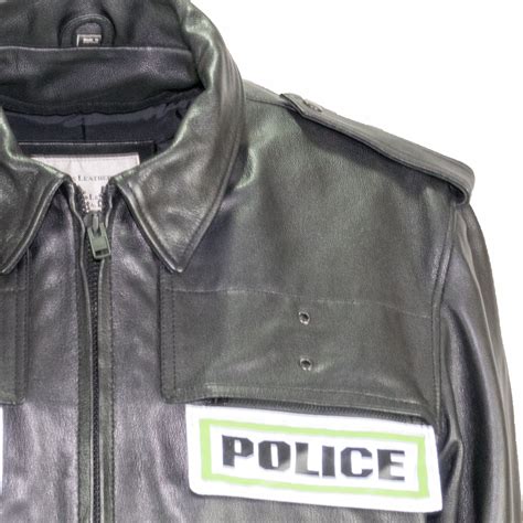 Atlanta Goatskin Leather Police Jacket – Taylor's Leatherwear, Inc.