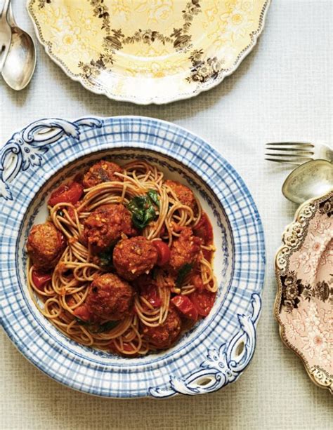 Gizzi Erskines Recipe For Pork And Chorizo Meatballs With Spaghetti